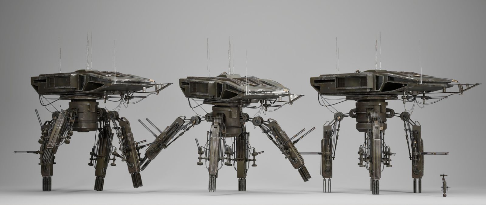 Walker mech turnaround, studio render