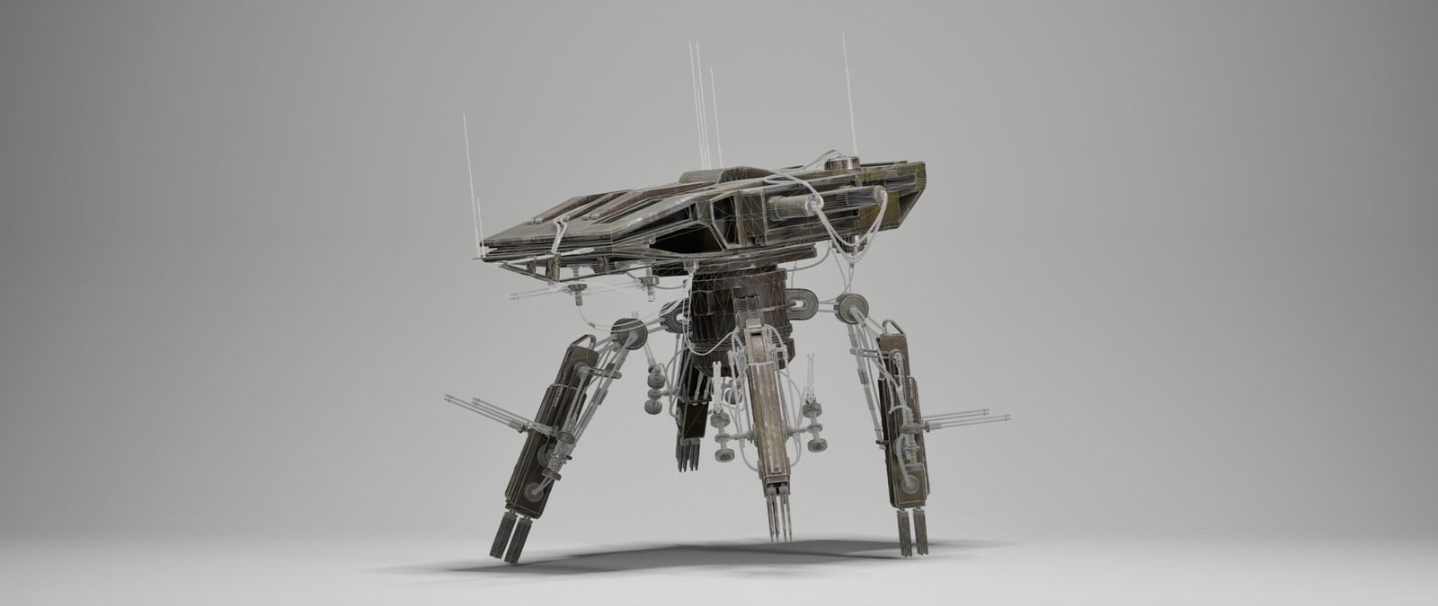 Walker mech, studio render